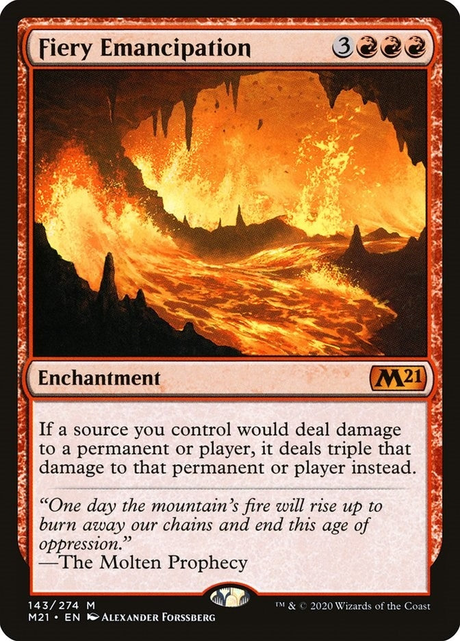 Image for Fiery Emancipation (143) (M21) - Magic: The Gathering