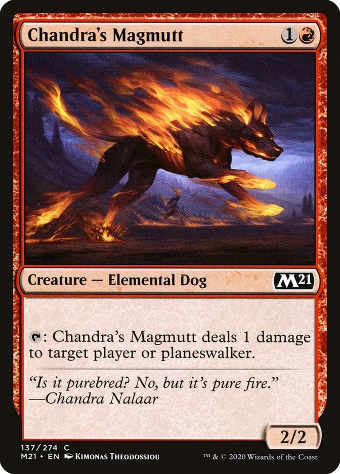Image for Chandra's Magmutt (137) (M21) - Magic: The Gathering