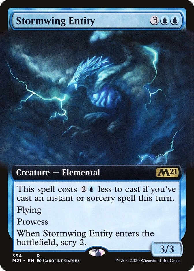 Image for Stormwing Entity (Extended Art) (354) (M21) - Magic: The Gathering