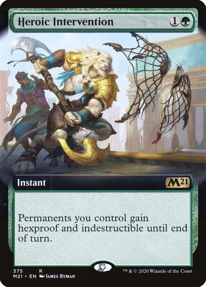 Image for Heroic Intervention (Extended Art) (375) (M21) - Magic: The Gathering