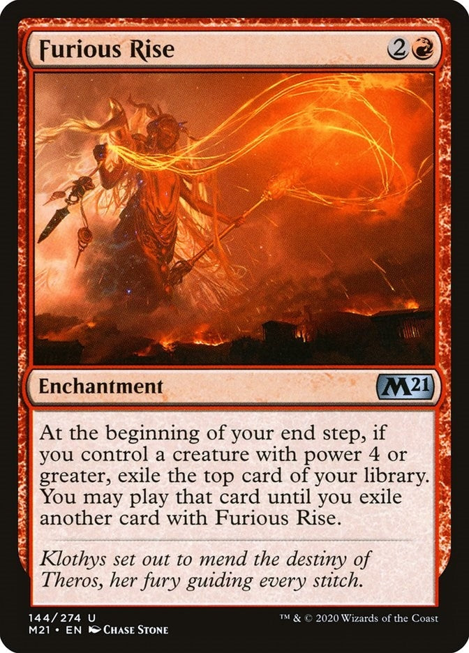 Image for Furious Rise (144) (M21) - Magic: The Gathering