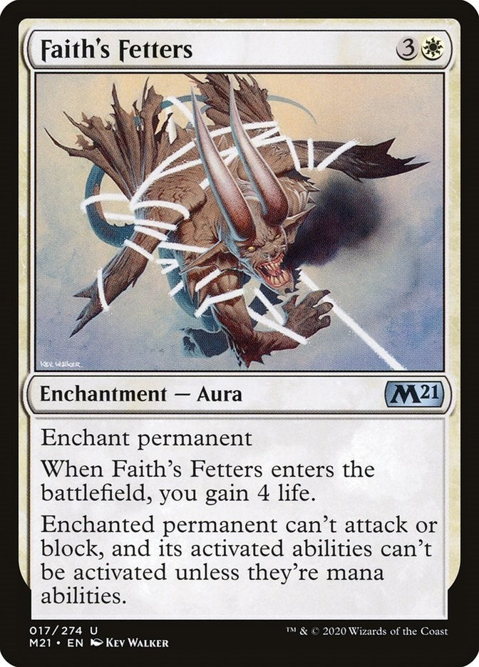 Image for Faith's Fetters (17) (M21) - Magic: The Gathering
