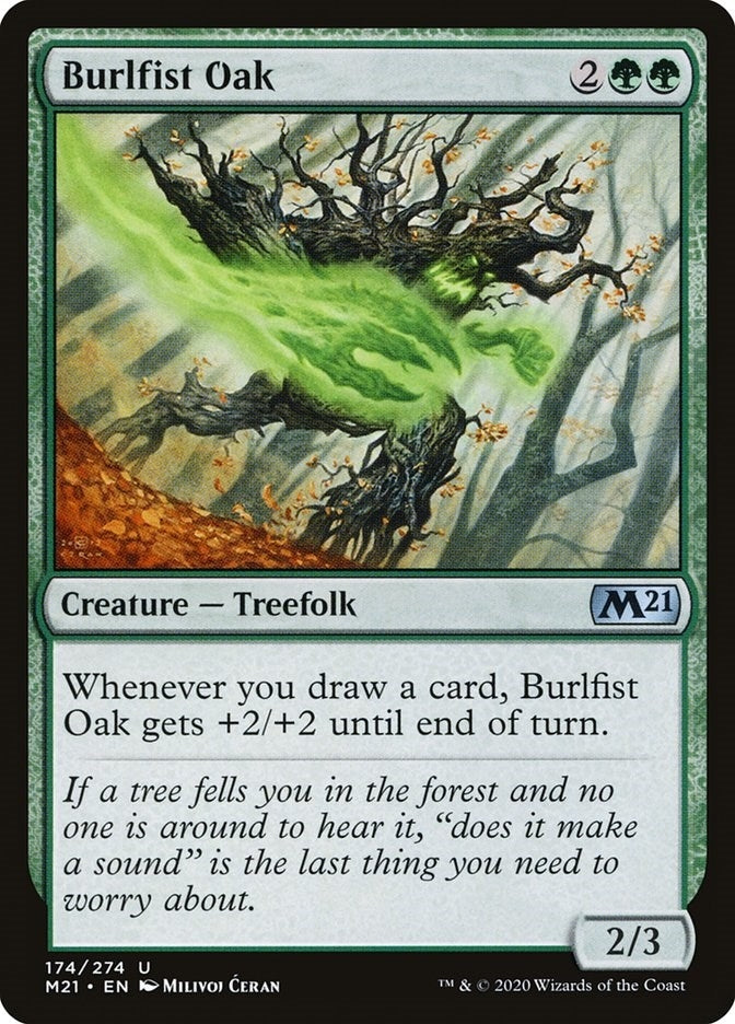 Image for Burlfist Oak (174) (M21) - Magic: The Gathering