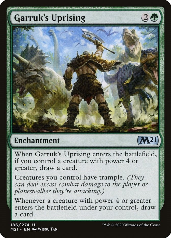 Image for Garruk's Uprising (186) (M21) - Magic: The Gathering