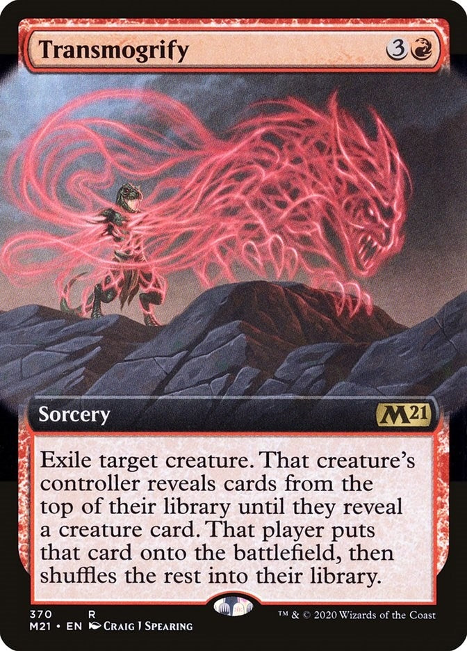 Image for Transmogrify (Extended Art) (370) (M21) - Magic: The Gathering