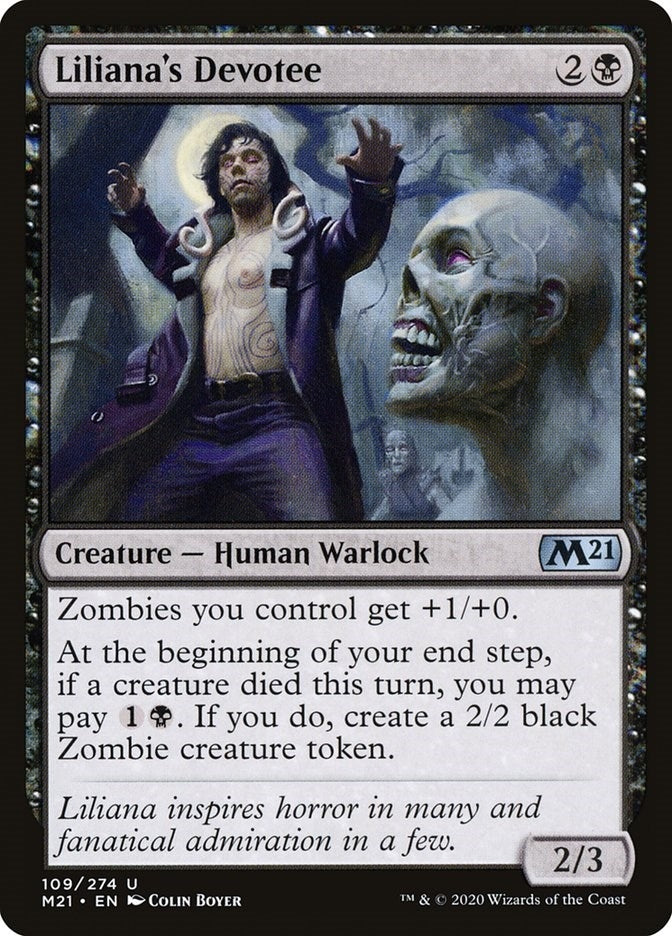Image for Liliana's Devotee (109) (M21) - Magic: The Gathering