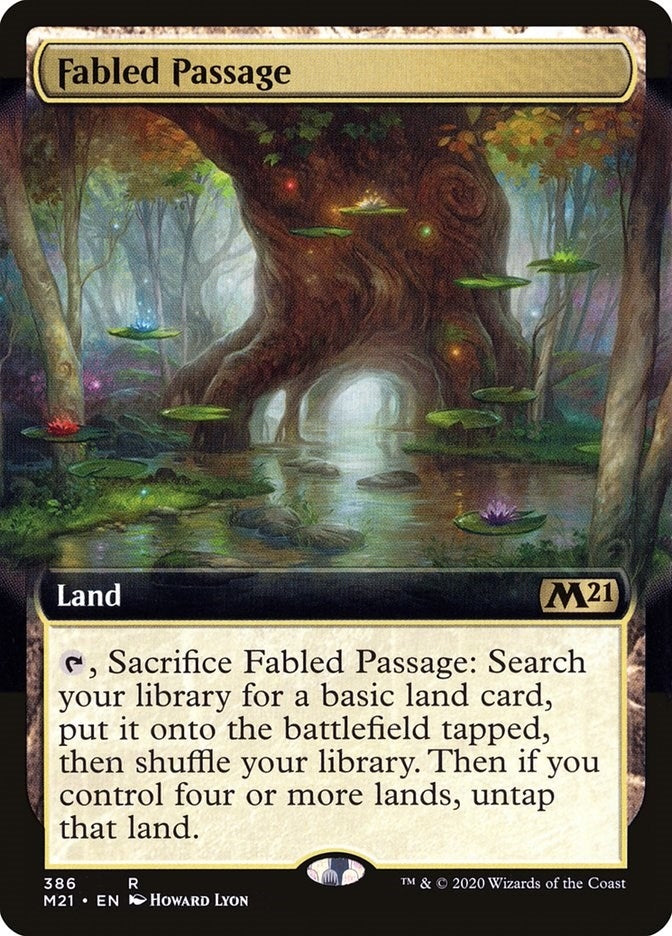 Image for Fabled Passage (Extended Art) (386) (M21) - Magic: The Gathering