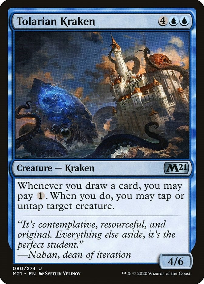 Image for Tolarian Kraken (80) (M21) - Magic: The Gathering