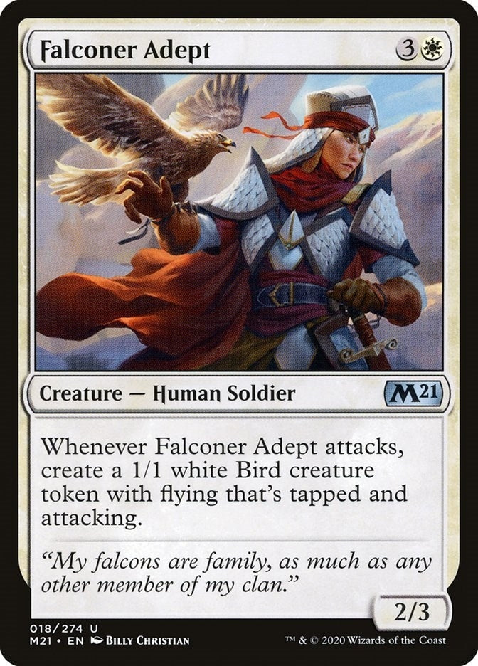 Image for Falconer Adept (18) (M21) - Magic: The Gathering