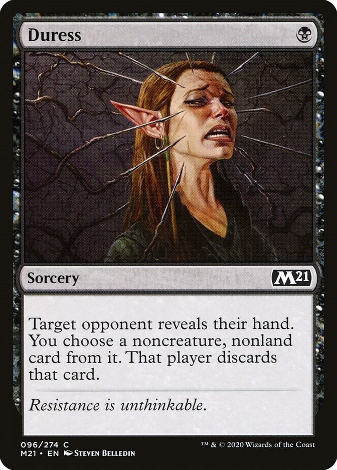 Image for Duress (96) (M21) - Magic: The Gathering