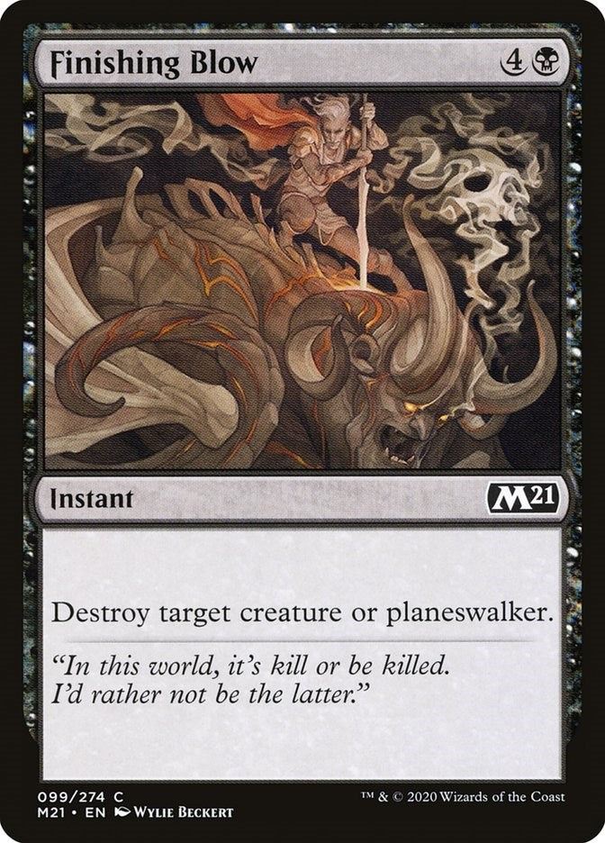 Image for Finishing Blow (99) (M21) - Magic: The Gathering