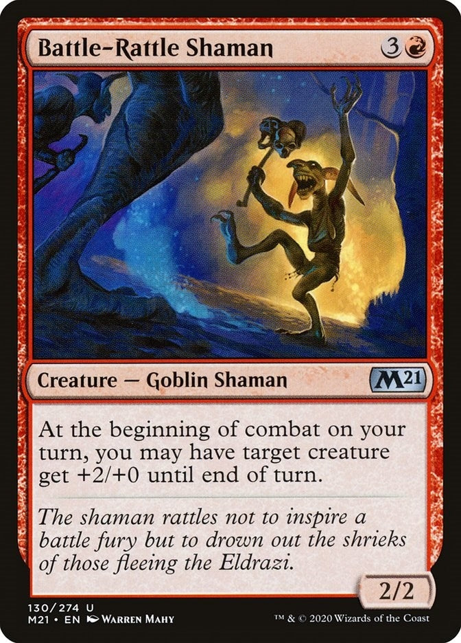 Image for Battle-Rattle Shaman (130) (M21) - Magic: The Gathering