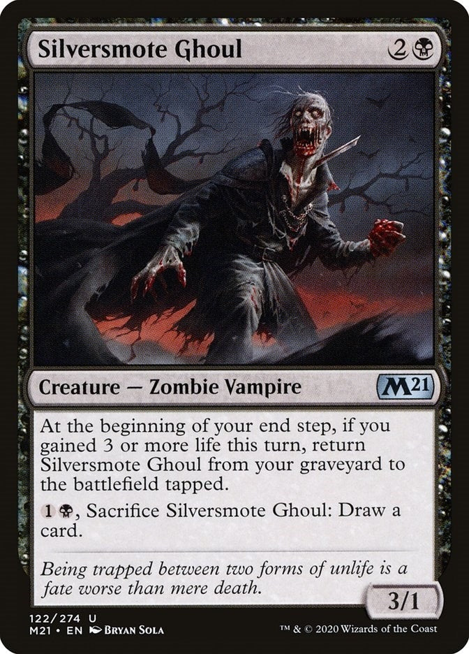 Image for Silversmote Ghoul (122) (M21) - Magic: The Gathering