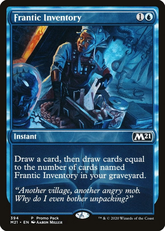 Image for Frantic Inventory (394) (PPM21) - Magic: The Gathering