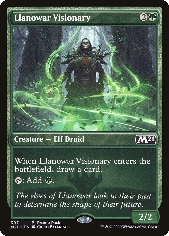 Image for Llanowar Visionary (397) (PPM21) - Magic: The Gathering