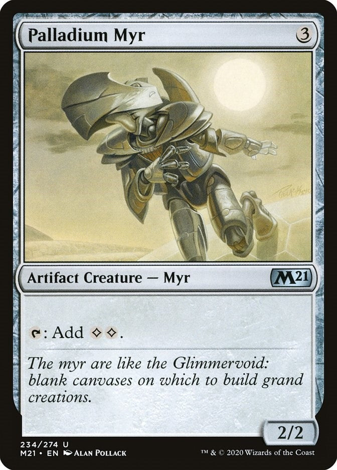 Image for Palladium Myr (234) (M21) - Magic: The Gathering