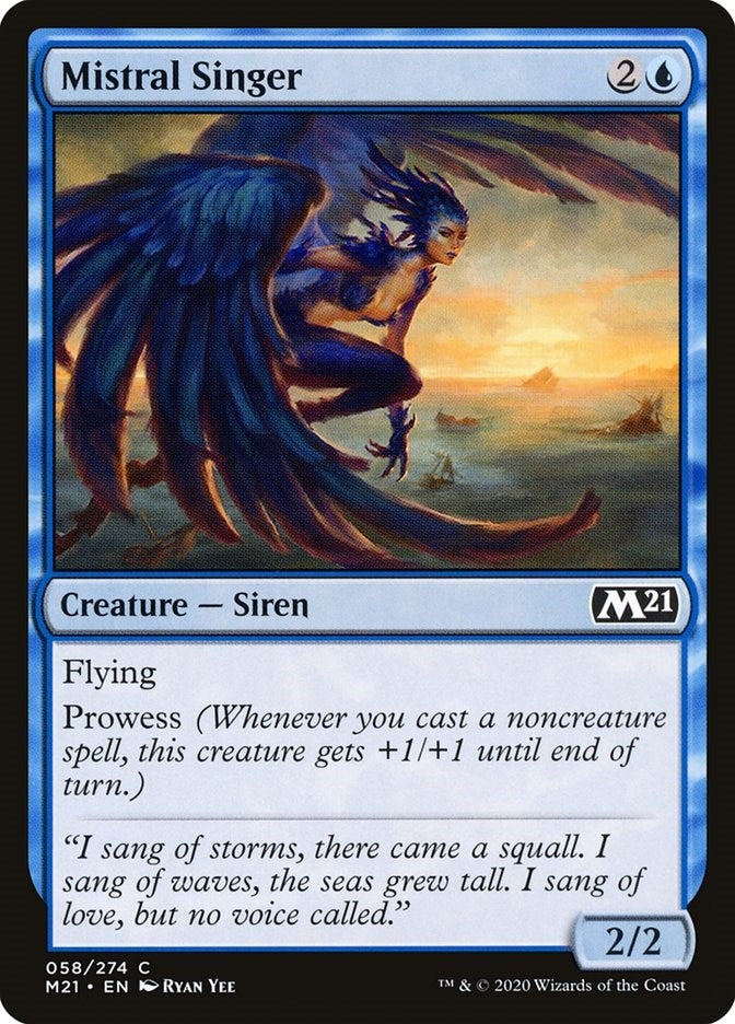 Image for Mistral Singer (58) (M21) - Magic: The Gathering