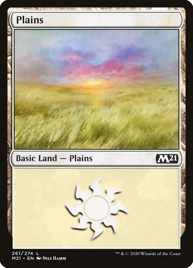 Image for Plains (261) (261) (M21) - Magic: The Gathering