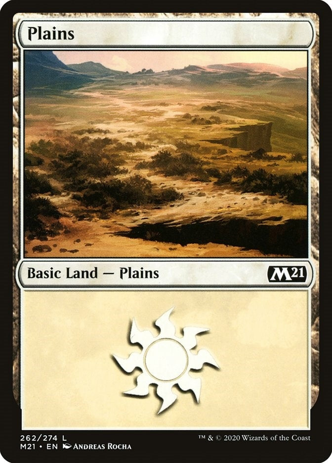 Image for Plains (262) (262) (M21) - Magic: The Gathering