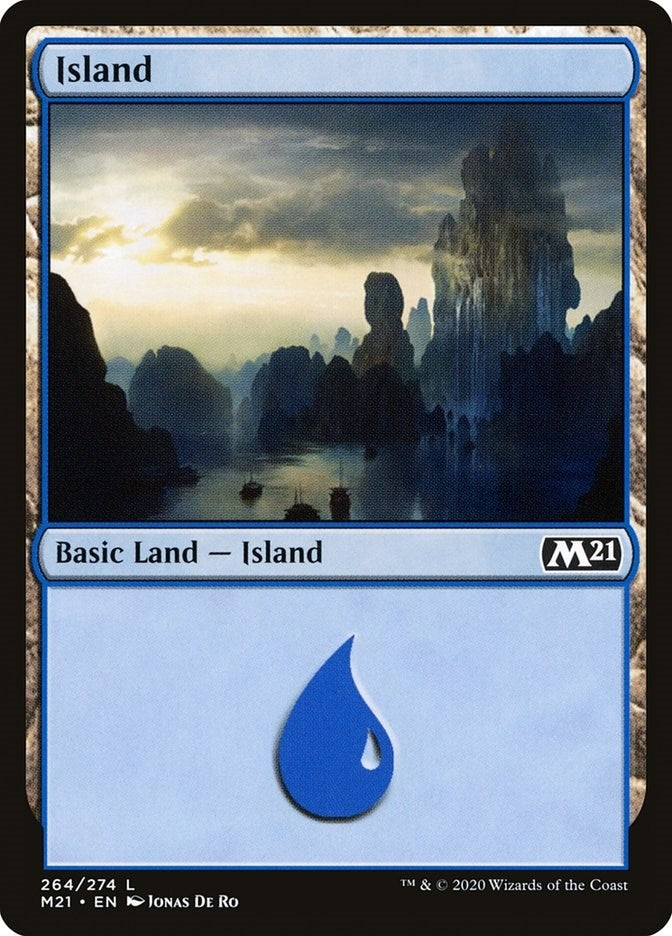 Image for Island (264) (264) (M21) - Magic: The Gathering