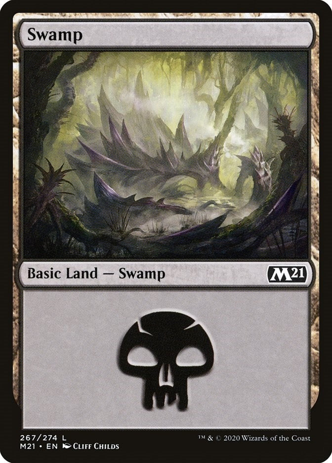 Image for Swamp (267) (267) (M21) - Magic: The Gathering