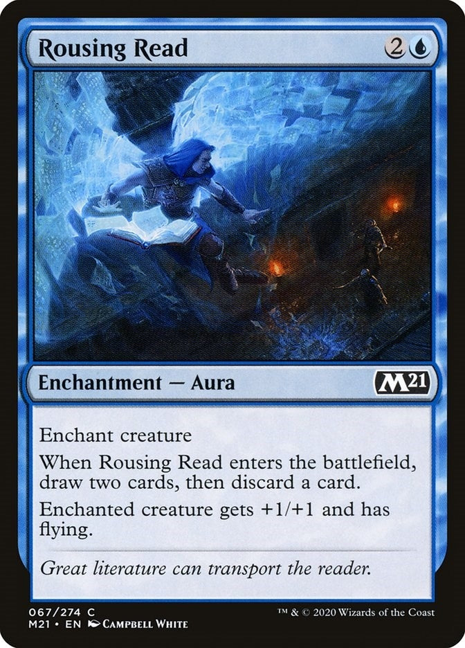 Image for Rousing Read (67) (M21) - Magic: The Gathering