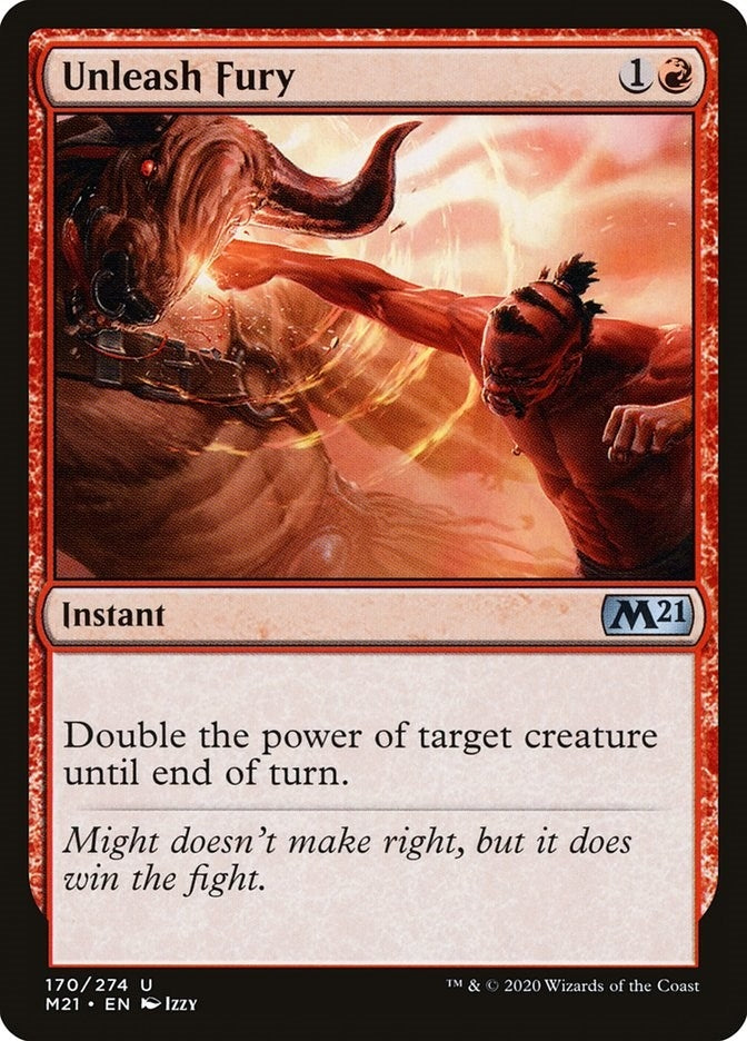 Image for Unleash Fury (170) (M21) - Magic: The Gathering