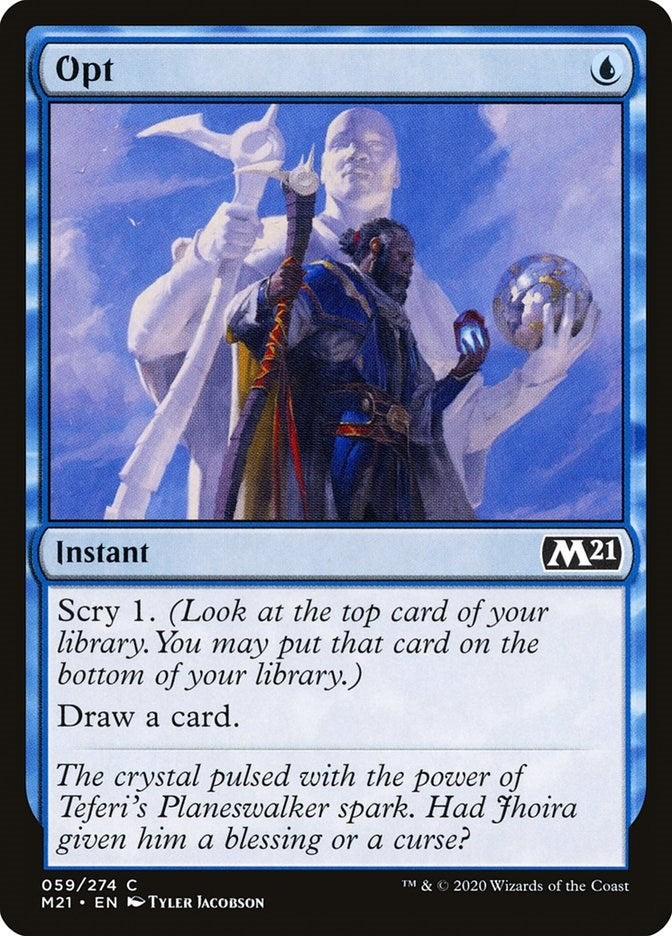 Image for Opt (59) (M21) - Magic: The Gathering