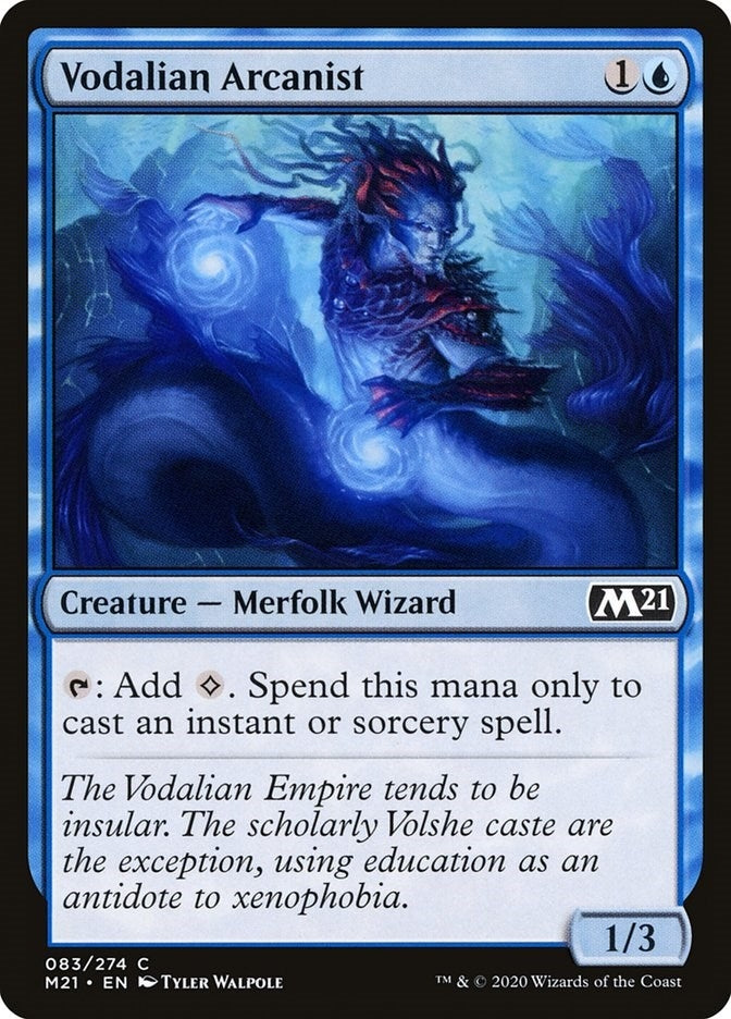 Image for Vodalian Arcanist (83) (M21) - Magic: The Gathering