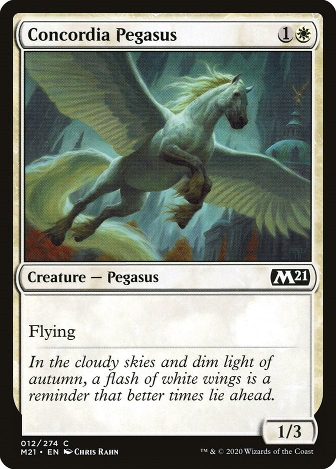 Image for Concordia Pegasus (12) (M21) - Magic: The Gathering