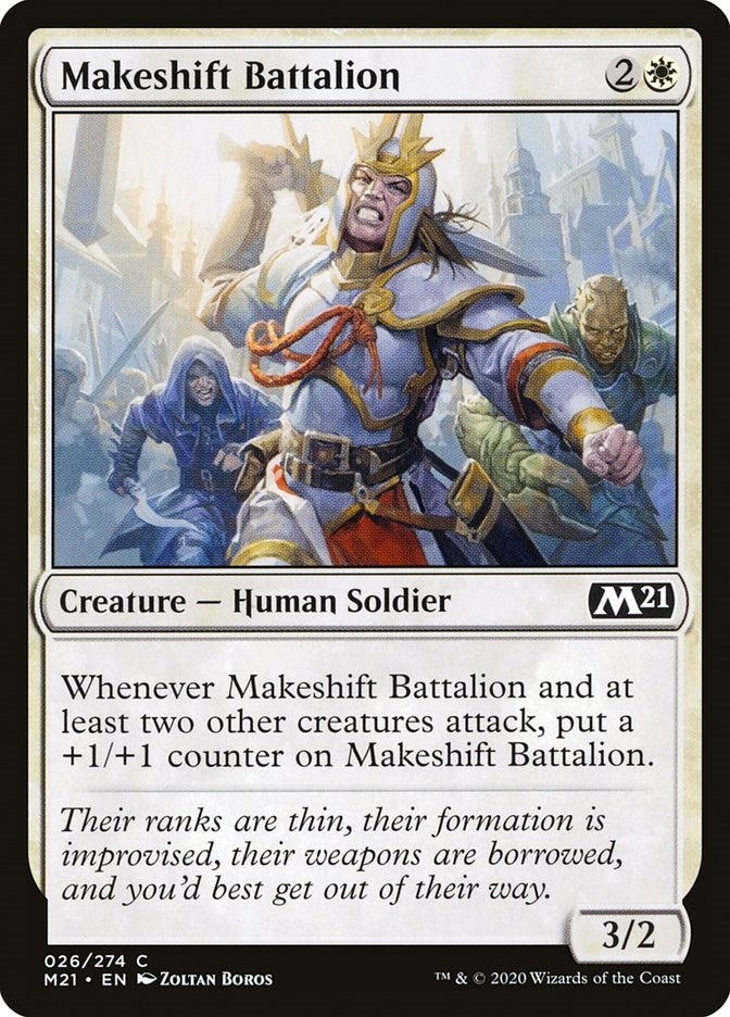 Image for Makeshift Battalion (26) (M21) - Magic: The Gathering
