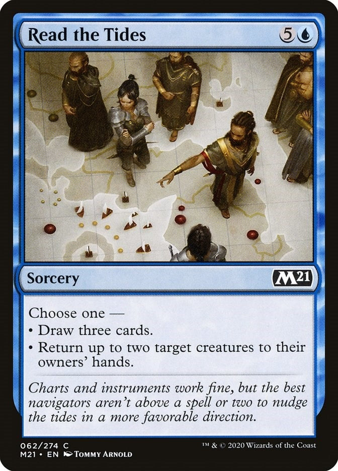 Image for Read the Tides (62) (M21) - Magic: The Gathering