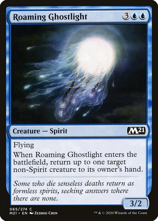 Image for Roaming Ghostlight (65) (M21) - Magic: The Gathering