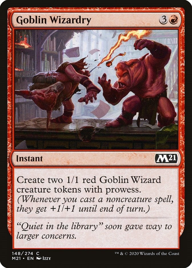 Image for Goblin Wizardry (148) (M21) - Magic: The Gathering