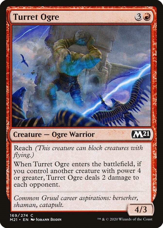 Image for Turret Ogre (169) (M21) - Magic: The Gathering