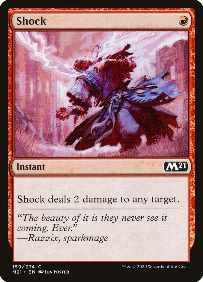 Image for Shock (159) (M21) - Magic: The Gathering