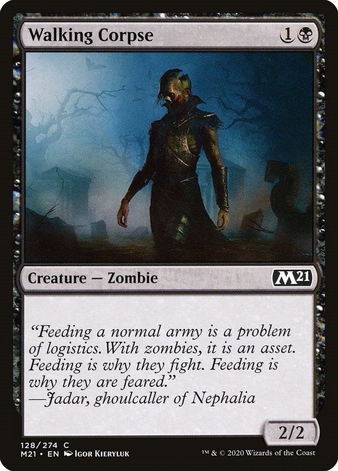 Image for Walking Corpse (128) (M21) - Magic: The Gathering
