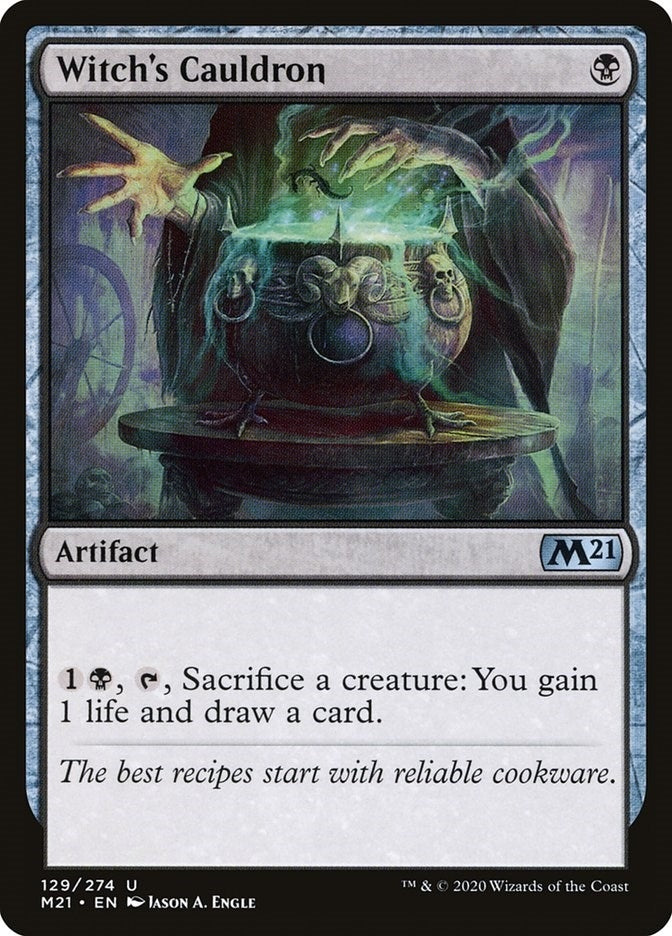 Image for Witch's Cauldron (129) (M21) - Magic: The Gathering
