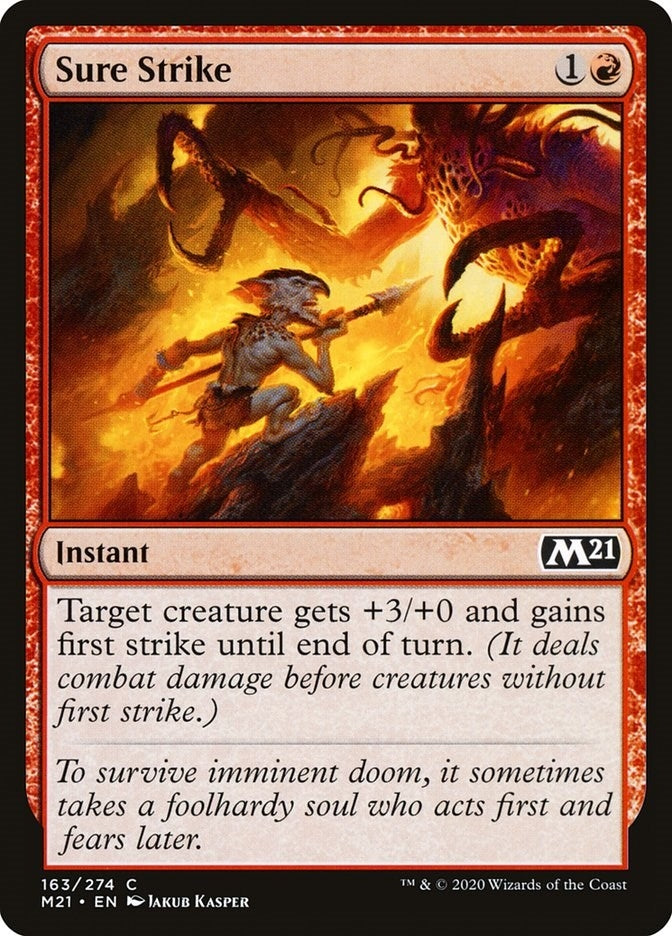 Image for Sure Strike (163) (M21) - Magic: The Gathering