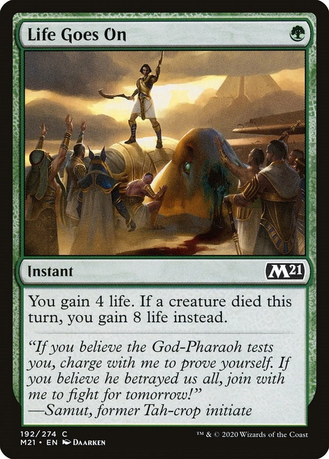 Image for Life Goes On (192) (M21) - Magic: The Gathering