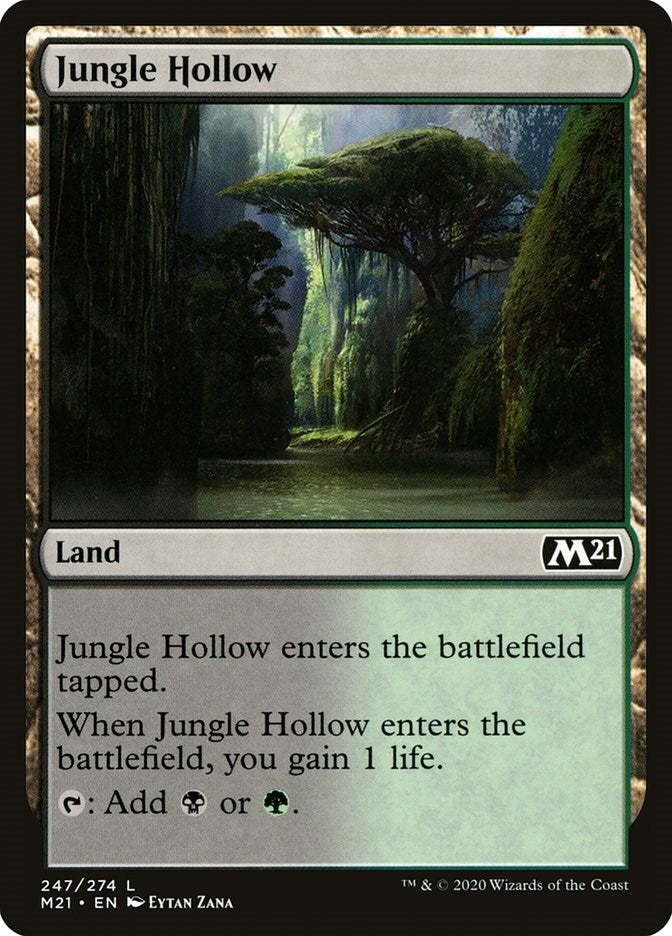 Image for Jungle Hollow (247) (M21) - Magic: The Gathering