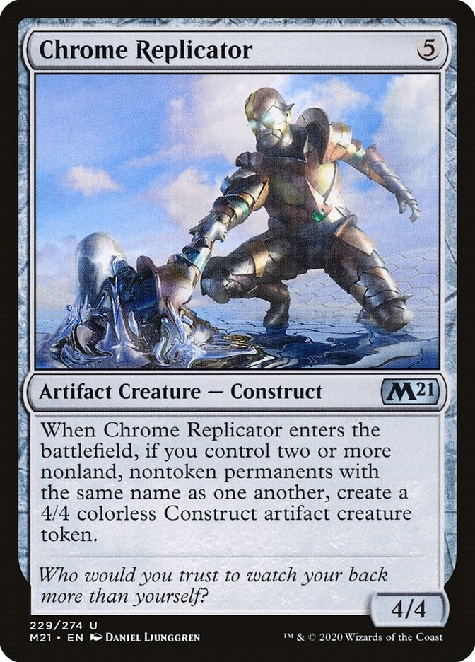 Image for Chrome Replicator (229) (M21) - Magic: The Gathering