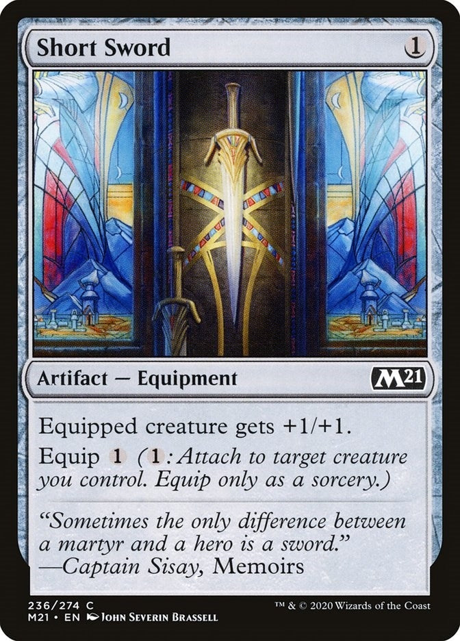 Image for Short Sword (236) (M21) - Magic: The Gathering