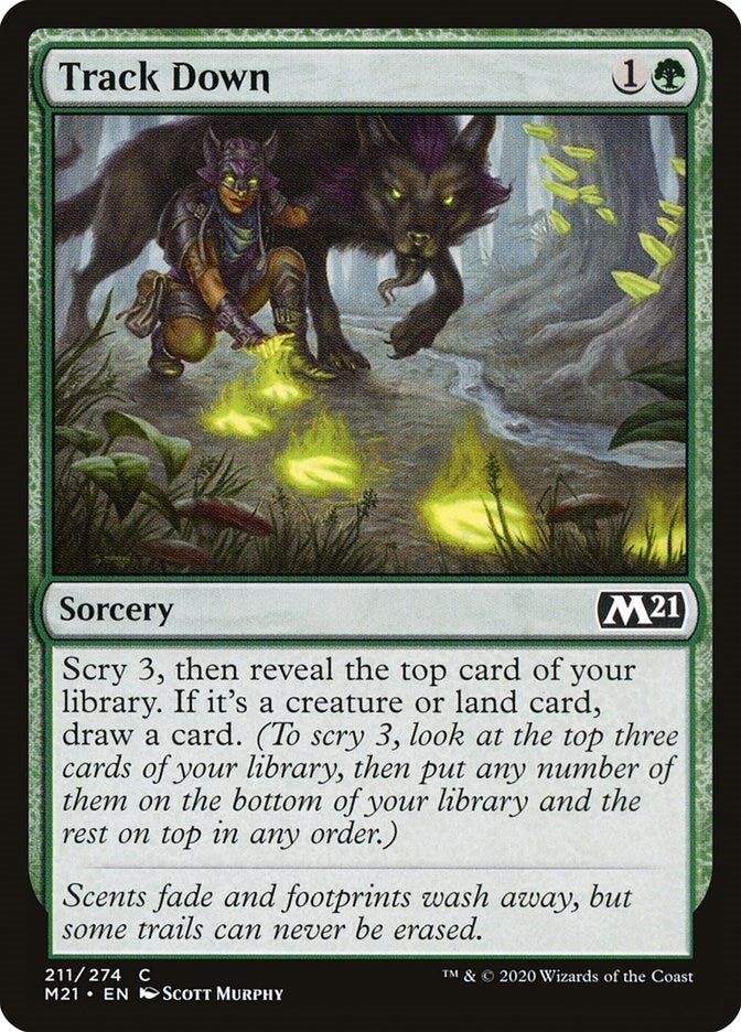 Image for Track Down (211) (M21) - Magic: The Gathering