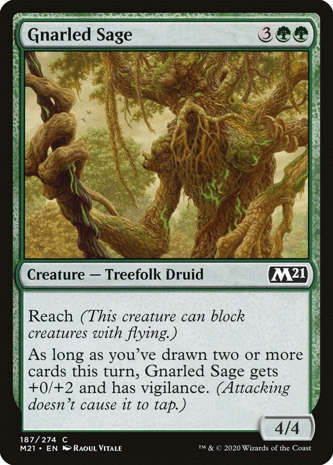 Image for Gnarled Sage (187) (M21) - Magic: The Gathering