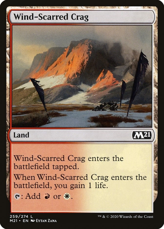 Image for Wind-Scarred Crag (259) (M21) - Magic: The Gathering