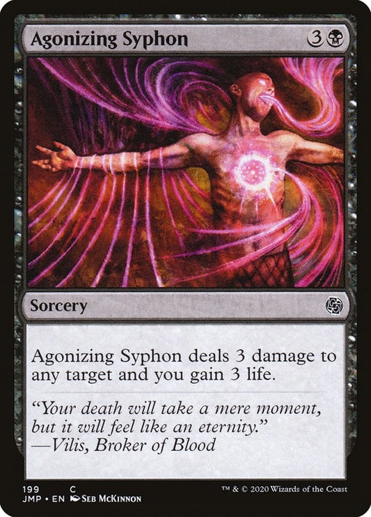 Image for Agonizing Syphon (199) (JMP) - Magic: The Gathering