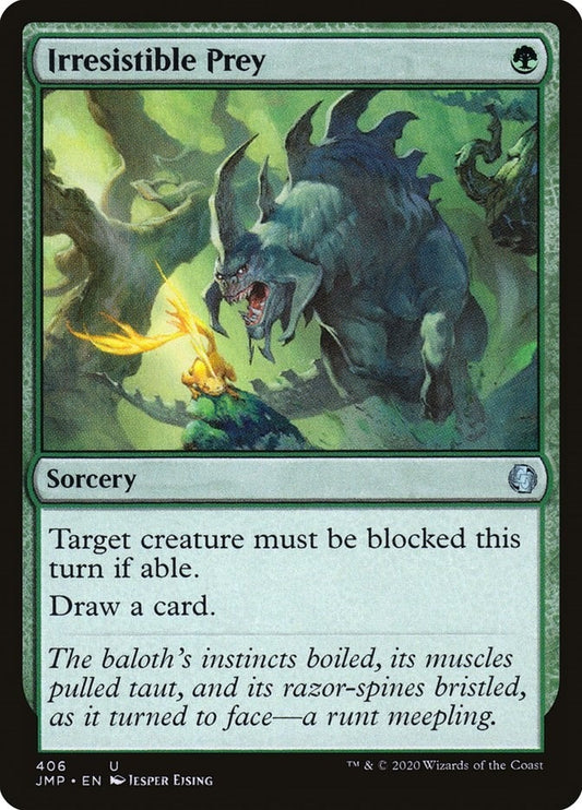 Image for Irresistible Prey (406) (JMP) - Magic: The Gathering