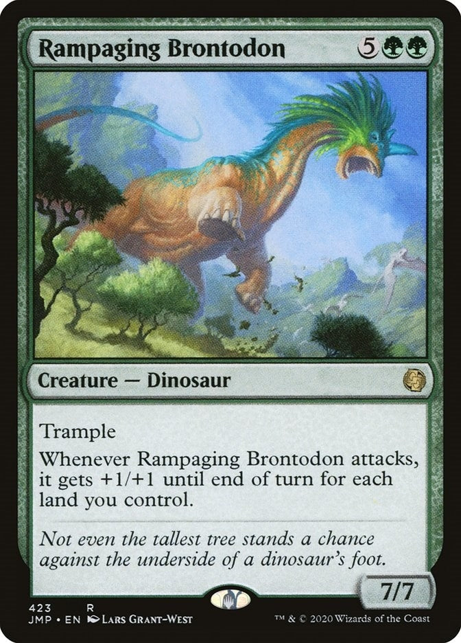 Rampaging Brontodon (423) (JMP)