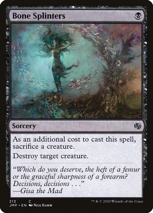 Image for Bone Splinters (213) (JMP) - Magic: The Gathering